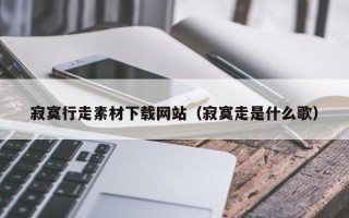 儋州寂寞行走素材下载网站（寂寞走是什么歌）